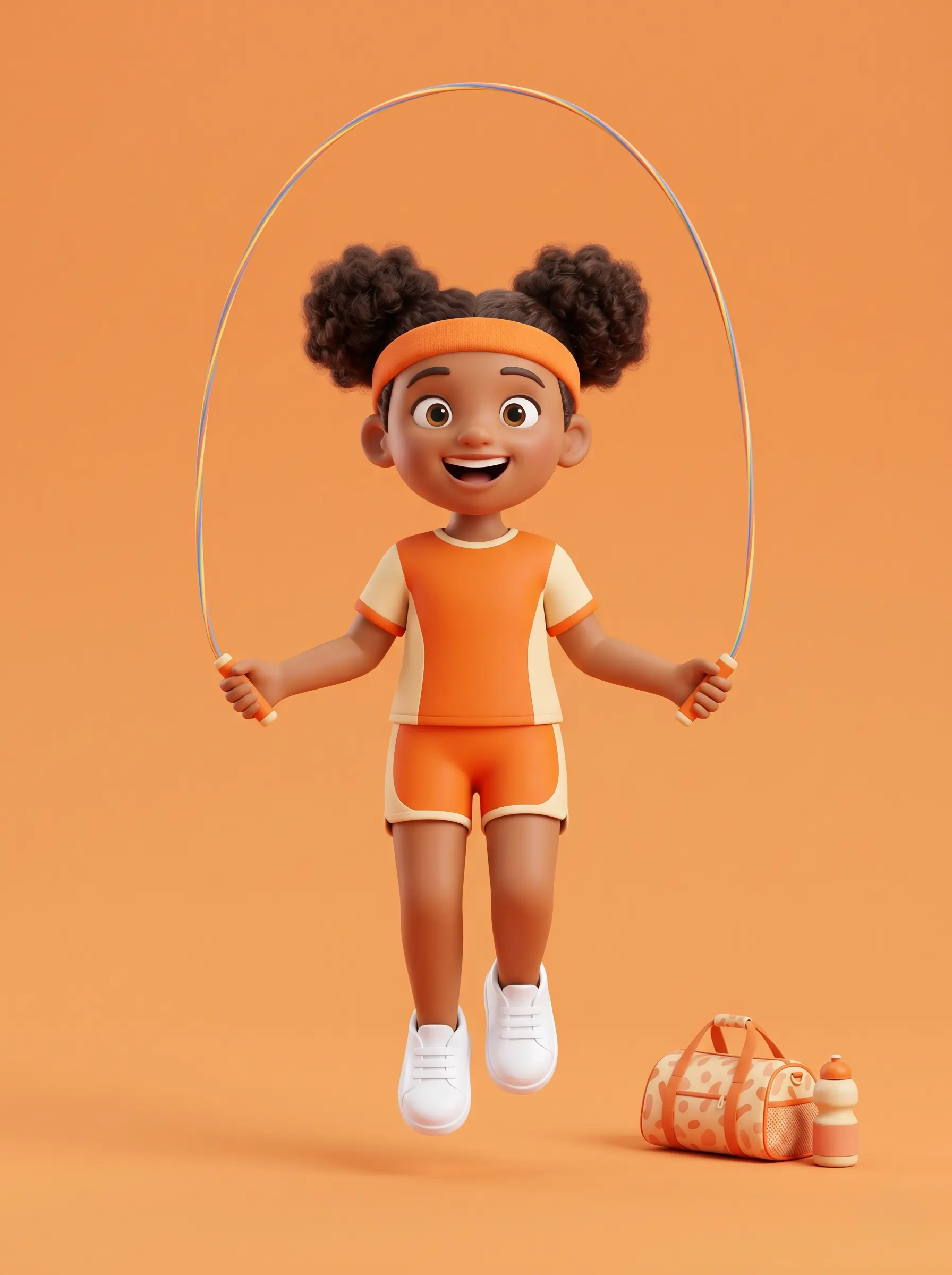 Child in a weekend program character